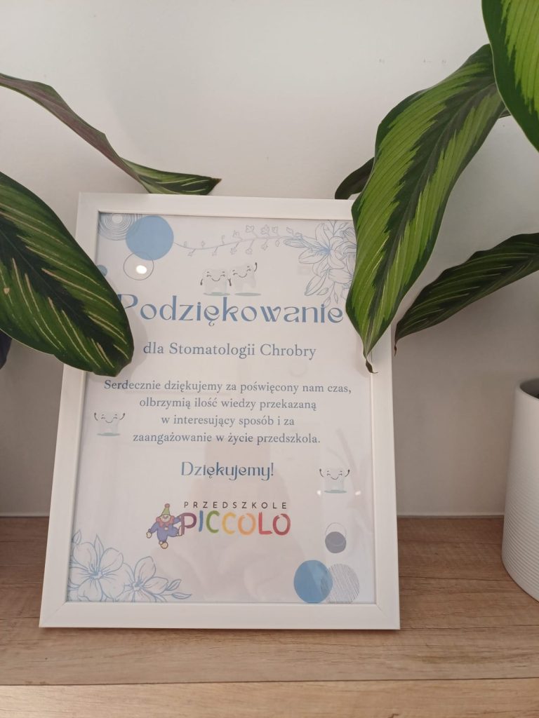 Wizyta przedszkola Piccolo w Chrobry Stomatologia